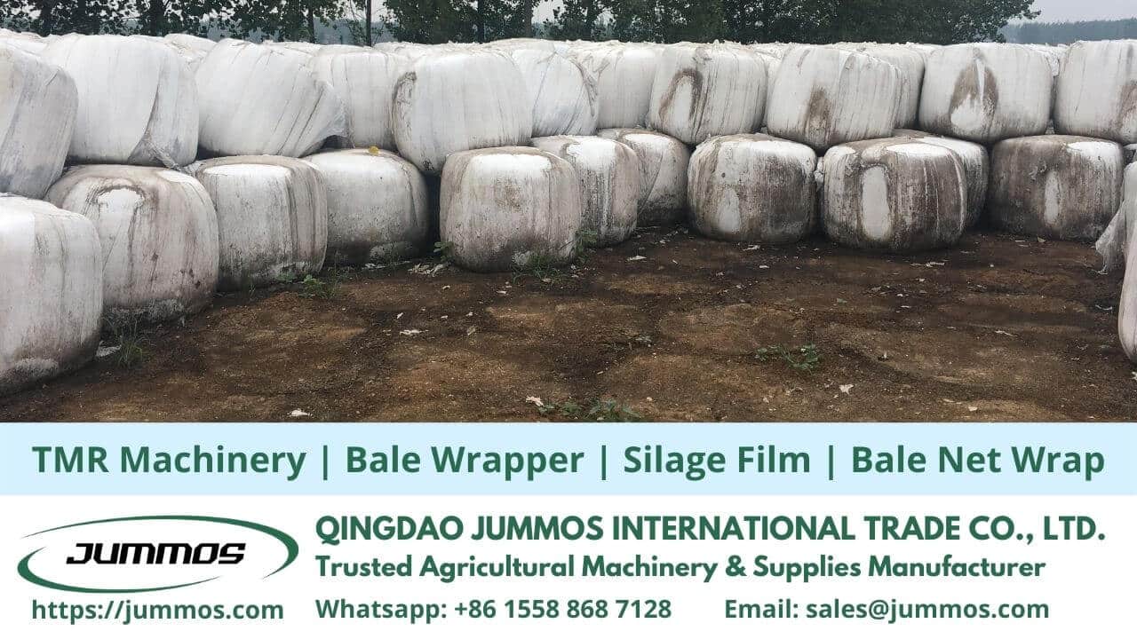 Wholesale silage wrap film in the USA, fodder wrap film for bunker and bale storage