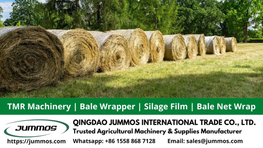 hay bale wrapper machine