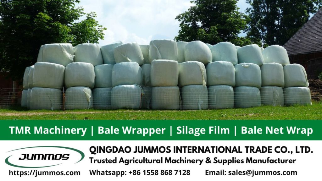 round silage bale wrap for cow feed